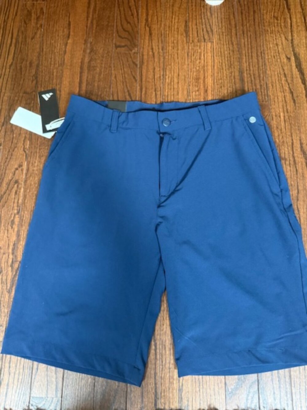 Mens NWT Blue Adidas Golf Shorts